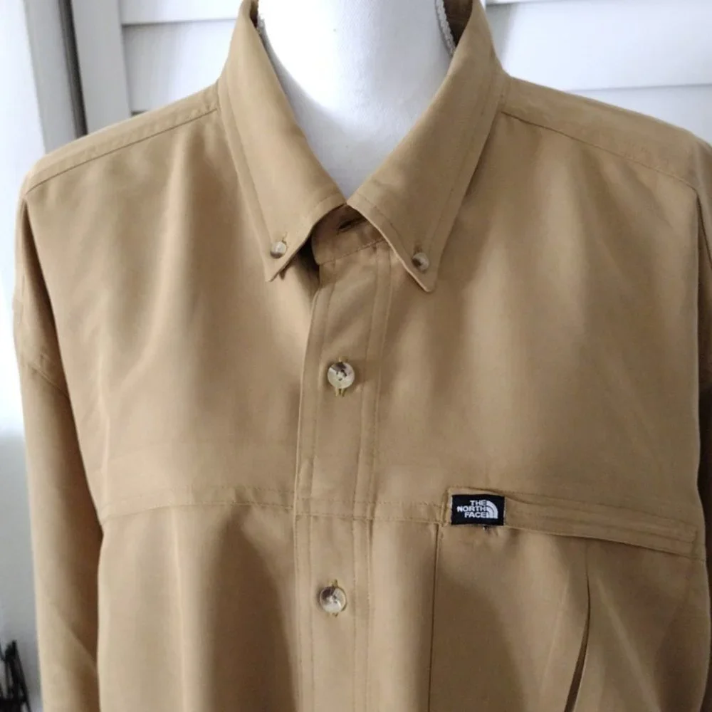 The North Face Men's button-down First Trail‎ UPF Long Sleeve Shirt XL